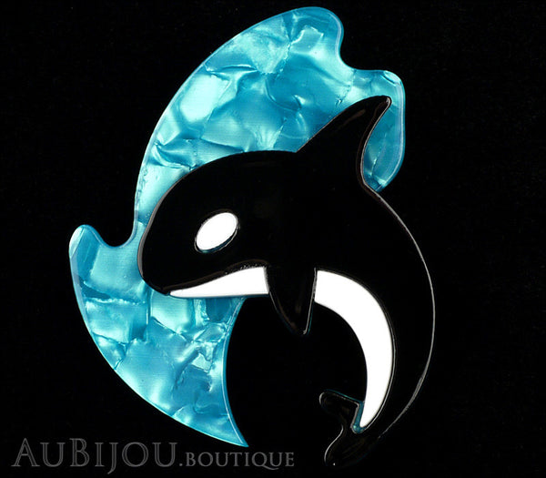 Erstwilder Olinda The Honorable Orca Whale Brooch Pin Gallery