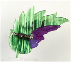 Erstwilder Wistful Wisteria Flower Brooch Pin Back