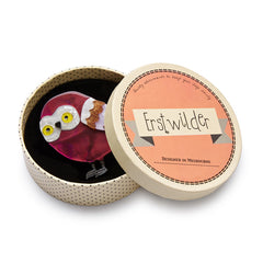 Erstwilder Young Archimedes Owl Brooch Pin Box