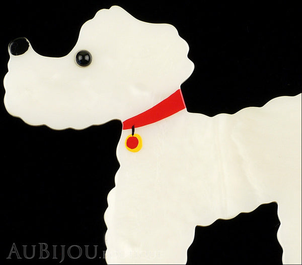 Marie-Christine Pavone Brooch Dog Poodle Cream Galalith Gallery