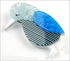 Erstwilder Bird Brooch Pin Ferris Fairy Blue Side