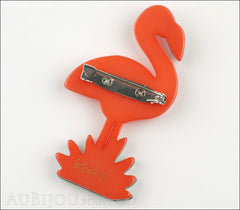 Erstwilder Bird Brooch Pin Flamboyant Flamingo Funk Back