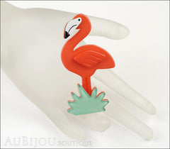 Erstwilder Bird Brooch Pin Flamboyant Flamingo Funk Mannequin