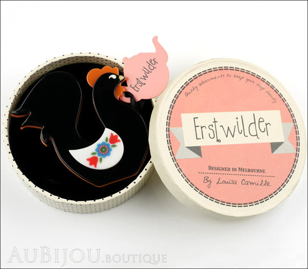 The Raging Rooster Erstwilder Bird Pin Brooch Ricky the Raging Rooster – AuBijou Boutique