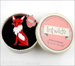 Erstwilder Brooch Pin Ferne Fox Box