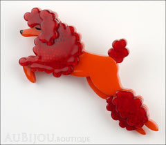 Erstwilder Brooch Pin Lady the Leaping Poodle Front