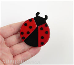 Erstwilder Brooch Pin Loving Lila Ladybug Model