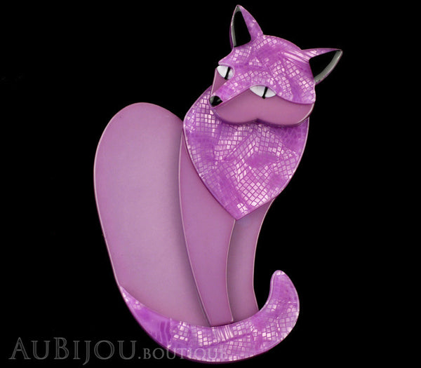 Erstwilder Cat Brooch Pin Claudette Purple Gallery