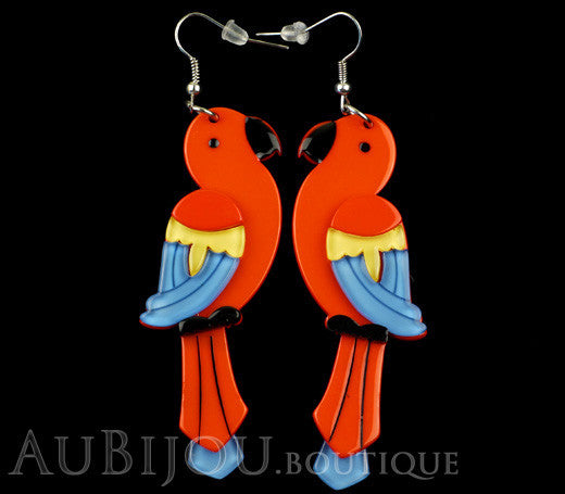 Erstwilder Earrings Pancha’s Parrots Red Gallery