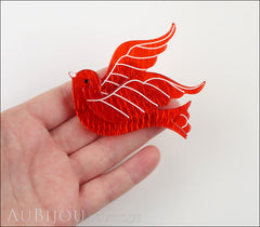 Erstwilder Pin Brooch Barbarella’s Bird Red Model